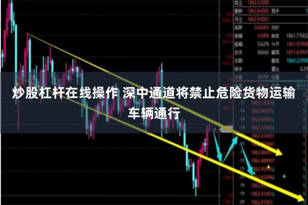 炒股杠杆在线操作 深中通道将禁止危险货物运输车辆通行